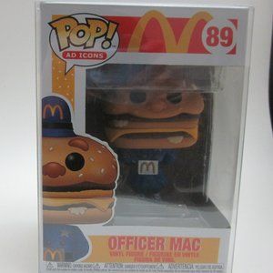 McDonald's Officer Mac Funko in protector